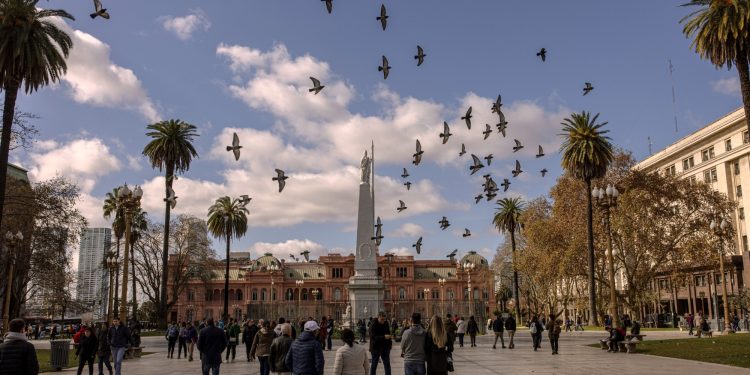 Amidst austerity measures, Argentina experiences a technical recession.