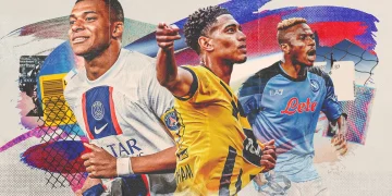 The eight top football players in Europe